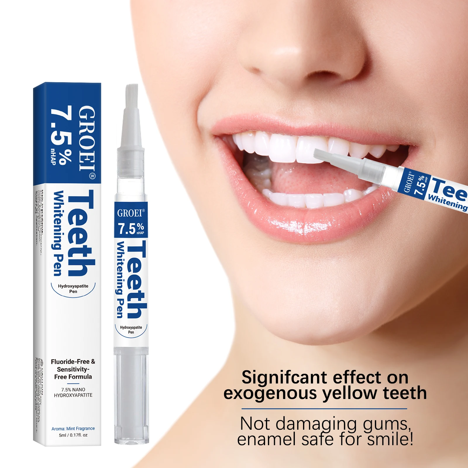 Teeth Whitening App - Hydroxyapatite Tooth Whitening Pen Dazzling White