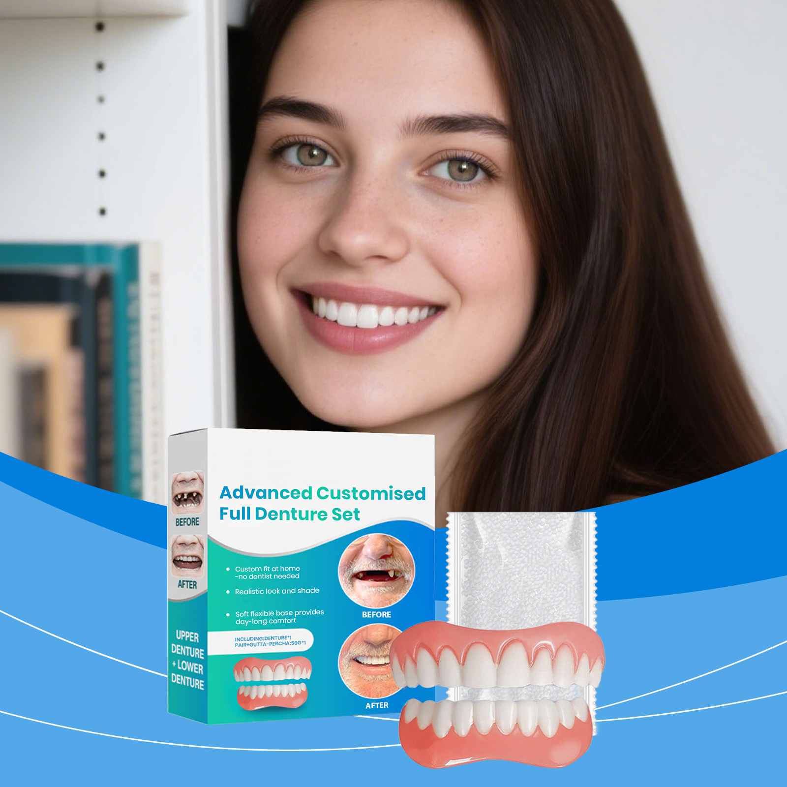 Trendy Comfort Flexible Dentur - Teeth Whitening Kit review and price