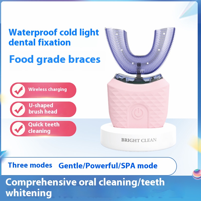 Electric U-Shaped Toothbrush f - Teeth Whitening Kit review and price
