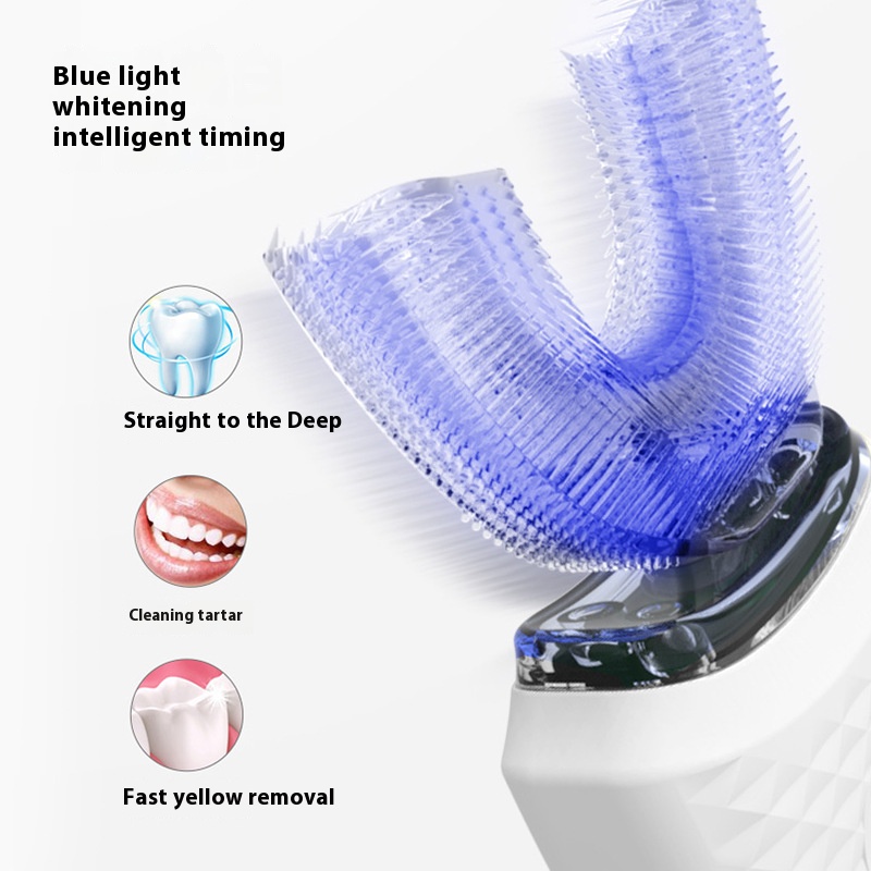 Electric U-Shaped Toothbrush f - Teeth Whitening Kit review and price