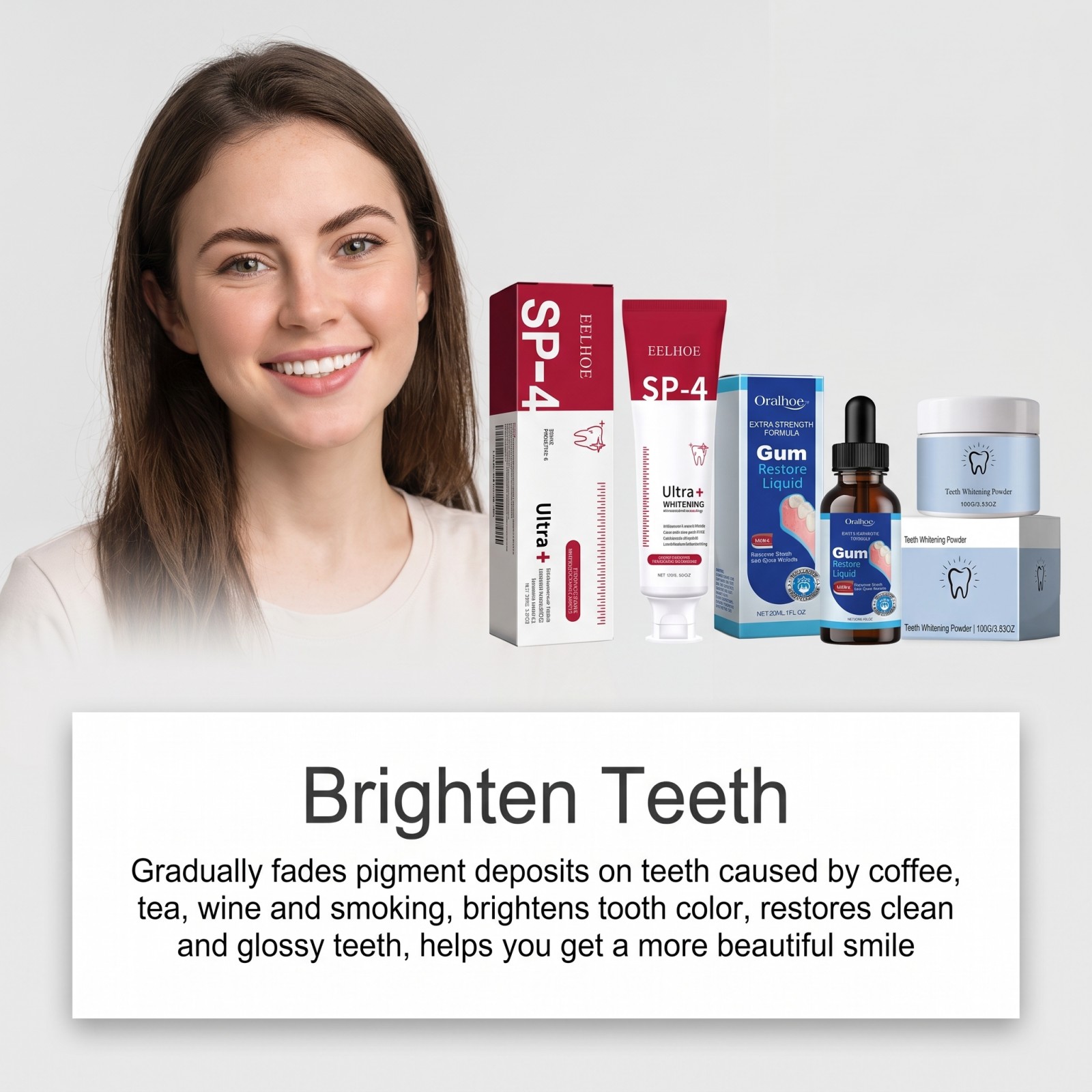 Oral Care Combo Set Whitening  - Teeth Whitening App review and price