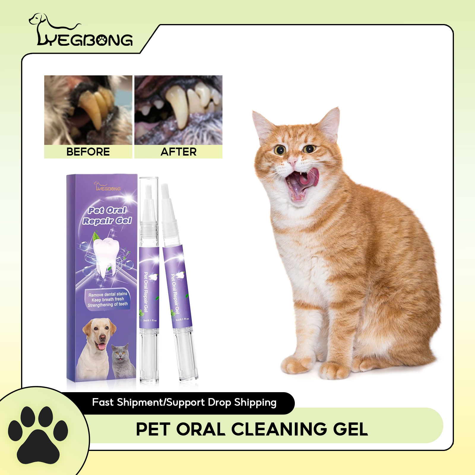 Pet Oral Repair Gel Puppy Tart - Teeth Whitening App review and price