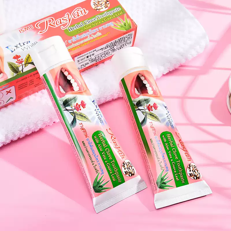 RASYAN Herbal Clove Tooth Powd - Teeth Whitening Thailand review and price