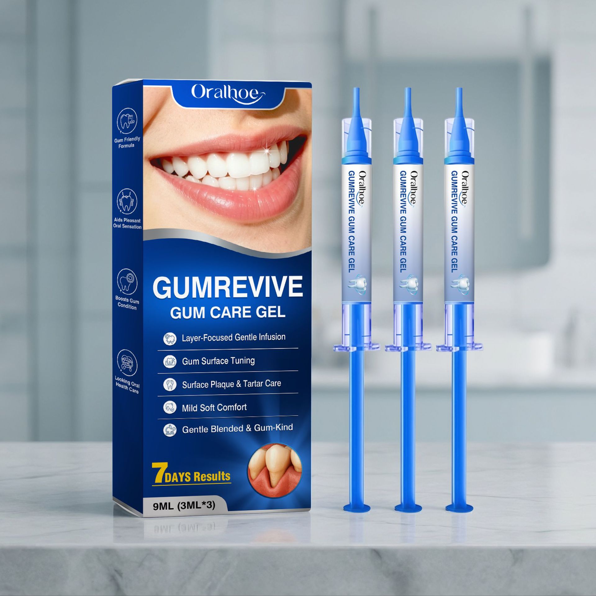 Oral Care Gel 3Pcs Gum Cleanin - Teeth Whitening App review and price