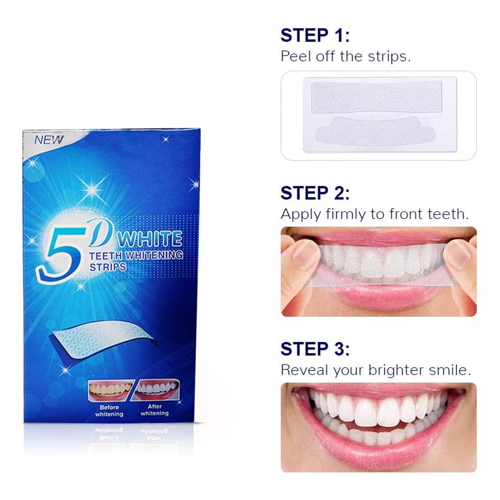 5D White Teeth Whitening Strip - Teeth Whitening App review and price