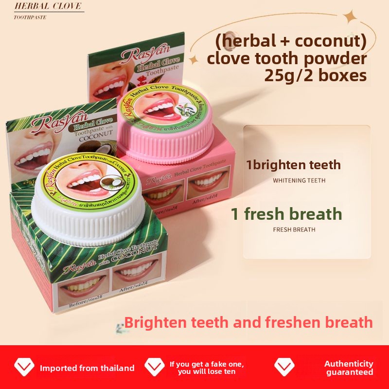 Thai Clove/coconut Tooth Powde - Teeth Whitening App review and price